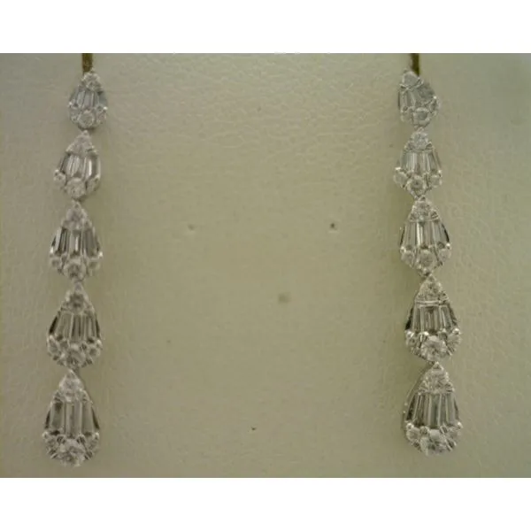 Diamond Earrings Image 2 Joint Venture Estate Jewelry Charleston, SC