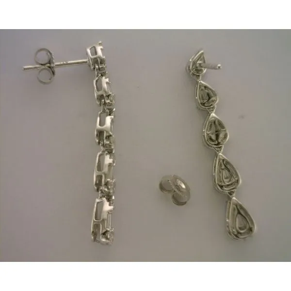 Diamond Earrings Image 3 Joint Venture Estate Jewelry Charleston, SC