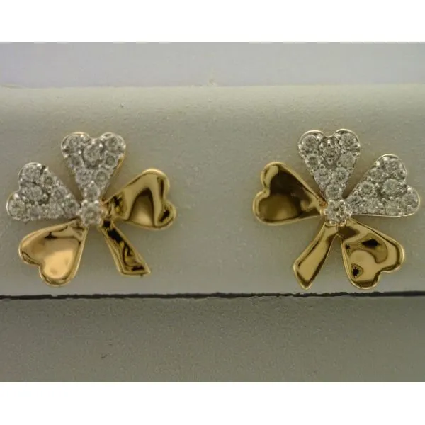Diamond Earrings Image 2 Joint Venture Estate Jewelry Charleston, SC
