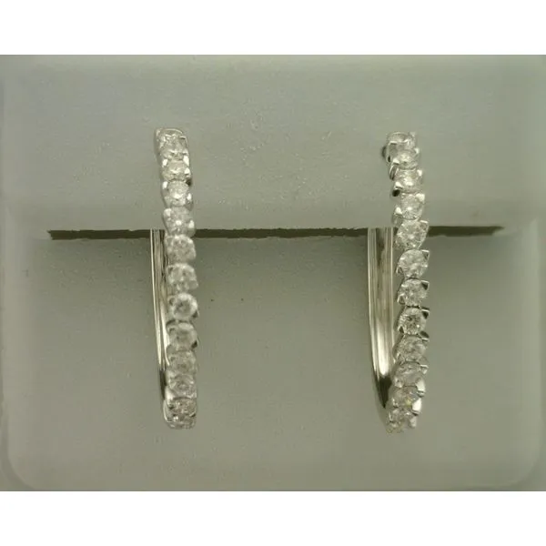 Diamond Earrings Image 2 Joint Venture Estate Jewelry Charleston, SC