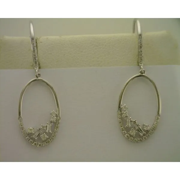 Diamond Earrings Image 2 Joint Venture Estate Jewelry Charleston, SC