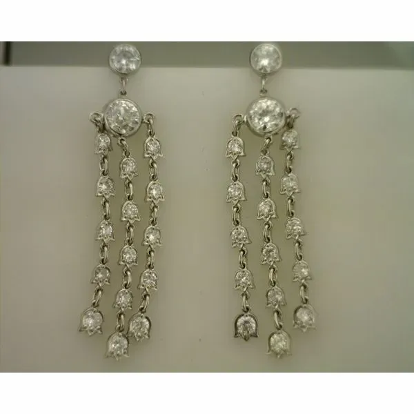 Diamond Earrings Joint Venture Estate Jewelry Charleston, SC