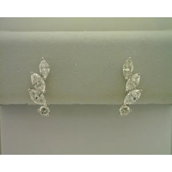 Diamond Earrings Image 2 Joint Venture Estate Jewelry Charleston, SC
