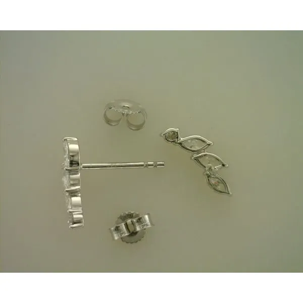 Diamond Earrings Image 3 Joint Venture Estate Jewelry Charleston, SC