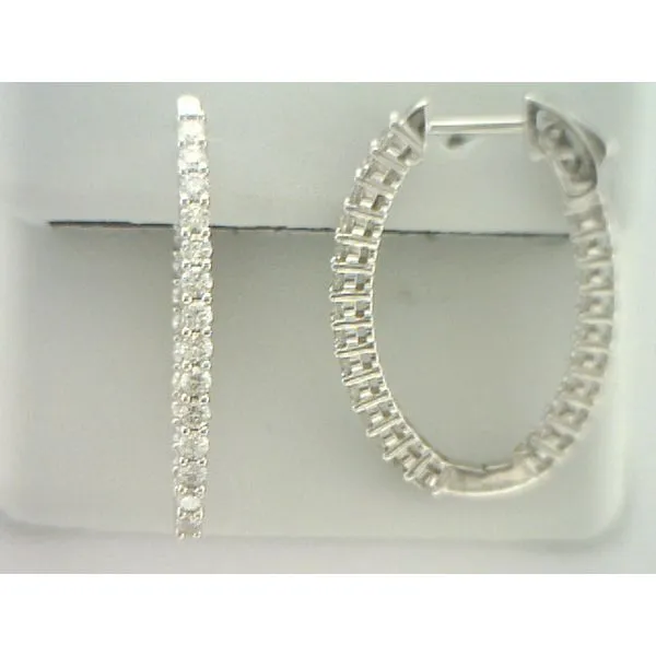 Diamond Earrings Image 2 Joint Venture Estate Jewelry Charleston, SC