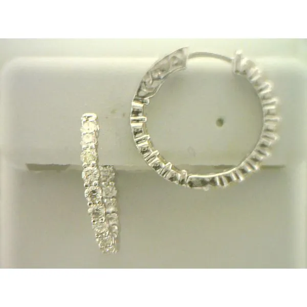 Diamond Earrings Image 2 Joint Venture Estate Jewelry Charleston, SC