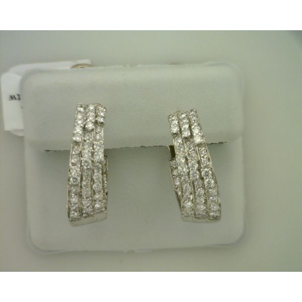 Diamond Earrings Image 2 Joint Venture Estate Jewelry Charleston, SC