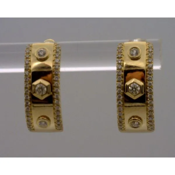 Diamond Earrings Image 2 Joint Venture Estate Jewelry Charleston, SC