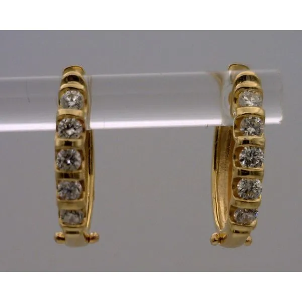 Diamond Earrings Image 2 Joint Venture Estate Jewelry Charleston, SC