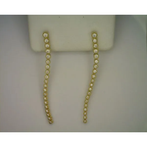 Diamond Earrings Image 2 Joint Venture Estate Jewelry Charleston, SC
