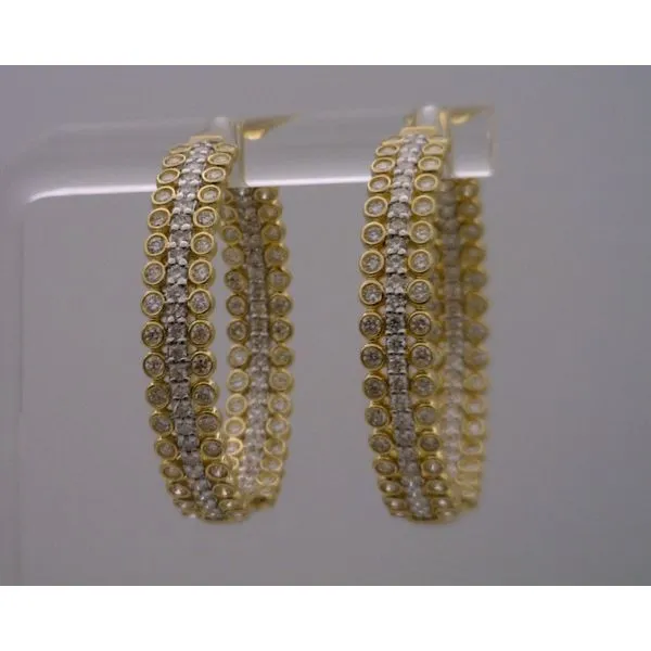 Diamond Earrings Image 2 Joint Venture Estate Jewelry Charleston, SC