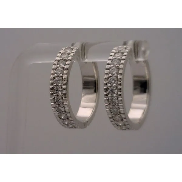 Diamond Earrings Image 2 Joint Venture Estate Jewelry Charleston, SC