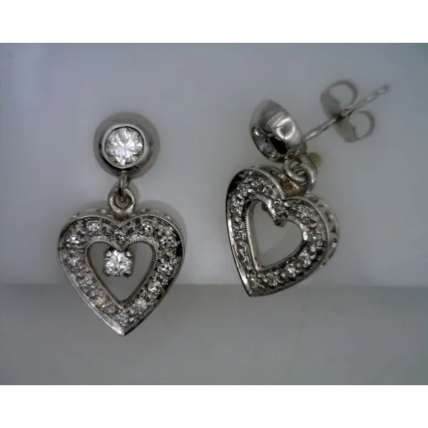 Diamond Earrings Joint Venture Estate Jewelry Charleston, SC