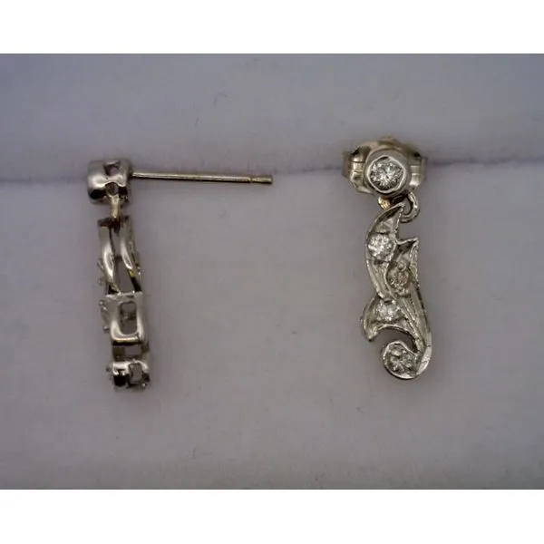 Diamond Earrings Joint Venture Estate Jewelry Charleston, SC