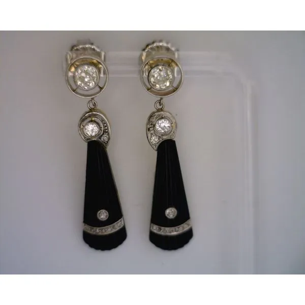 Diamond Earrings Image 2 Joint Venture Estate Jewelry Charleston, SC