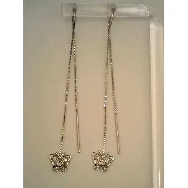 Diamond Earrings Image 2 Joint Venture Estate Jewelry Charleston, SC