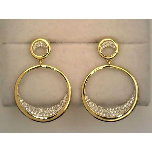 Diamond Earrings Image 2 Joint Venture Estate Jewelry Charleston, SC