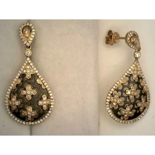 Diamond Earrings Image 2 Joint Venture Estate Jewelry Charleston, SC