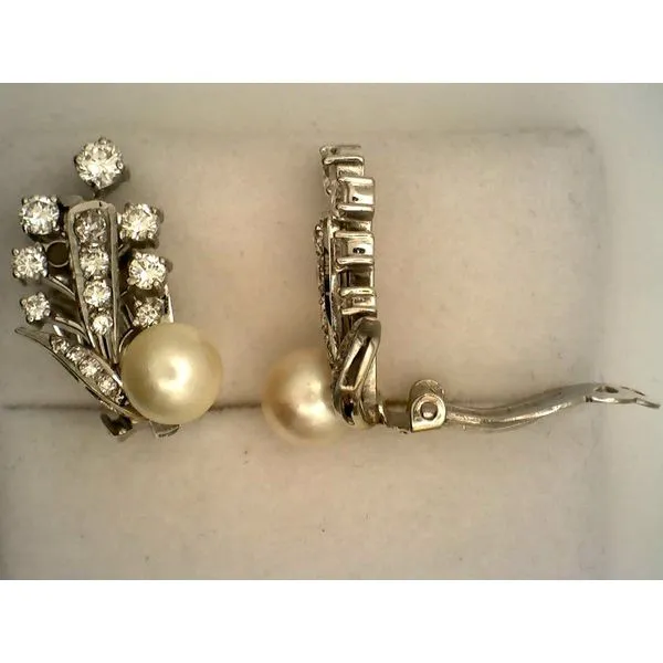Diamond Earrings Joint Venture Estate Jewelry Charleston, SC
