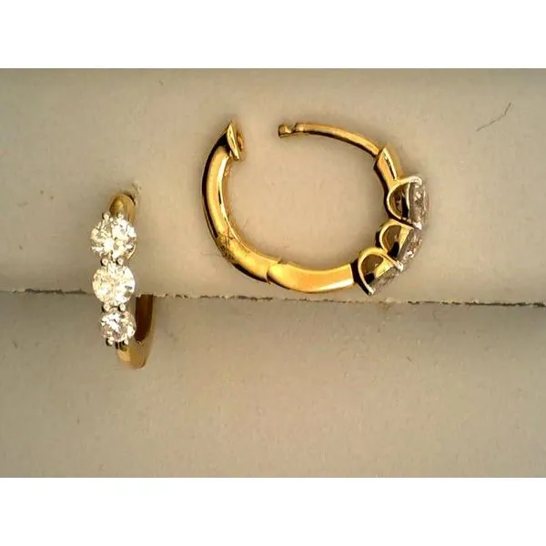 Diamond Earrings Image 2 Joint Venture Estate Jewelry Charleston, SC