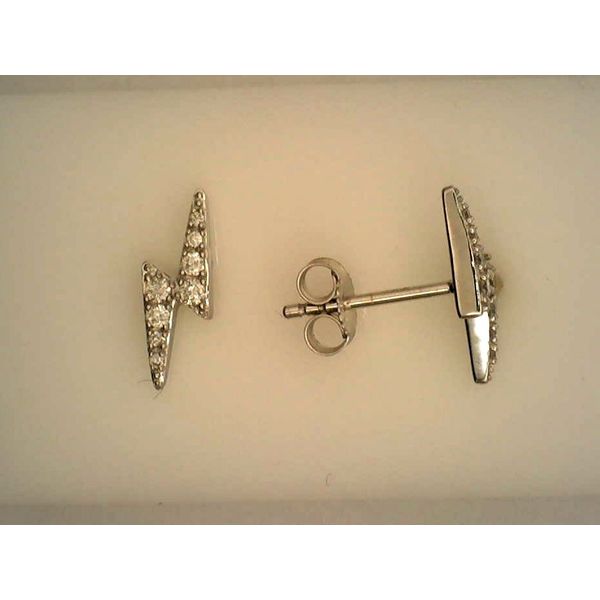 Diamond Earrings Image 2 Joint Venture Estate Jewelry Charleston, SC