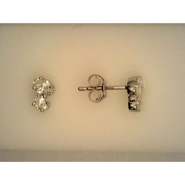 Diamond Earrings Image 2 Joint Venture Estate Jewelry Charleston, SC
