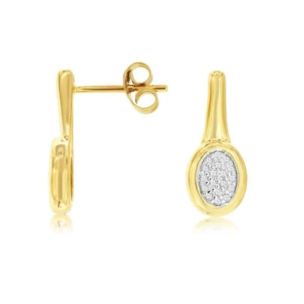 Diamond Earrings Joint Venture Estate Jewelry Charleston, SC
