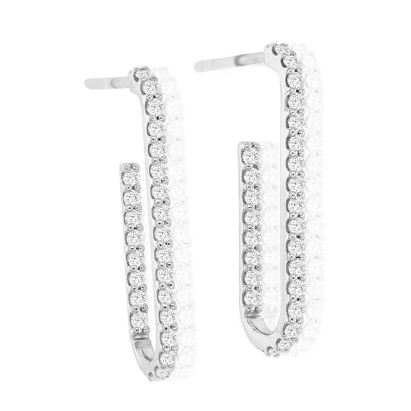 Diamond Earrings Image 2 Joint Venture Estate Jewelry Charleston, SC