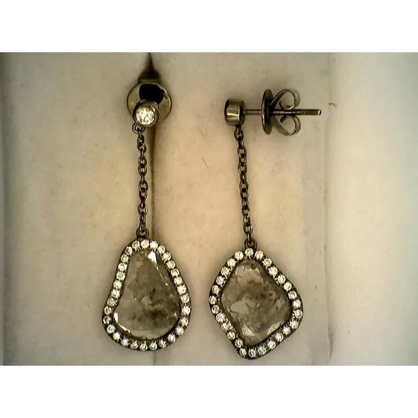 Diamond Earrings Image 2 Joint Venture Estate Jewelry Charleston, SC