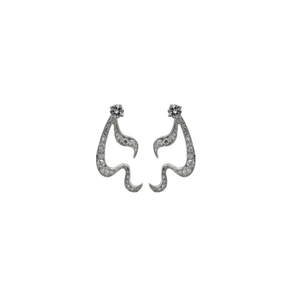 Diamond Earrings Joint Venture Estate Jewelry Charleston, SC