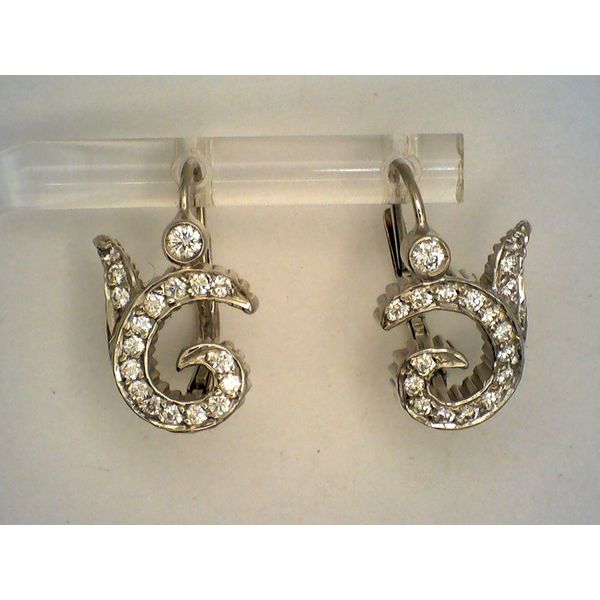 Diamond Earrings Image 2 Joint Venture Estate Jewelry Charleston, SC