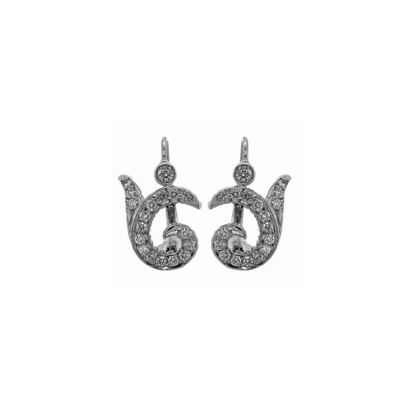 Diamond Earrings Joint Venture Estate Jewelry Charleston, SC