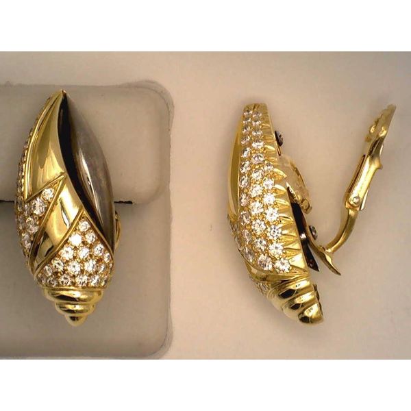 Diamond Earrings Image 2 Joint Venture Estate Jewelry Charleston, SC