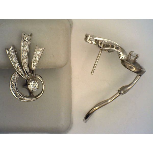 Diamond Earrings Joint Venture Estate Jewelry Charleston, SC