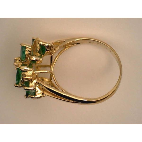 Emerald & diamond ring Image 3 Joint Venture Estate Jewelry Charleston, SC
