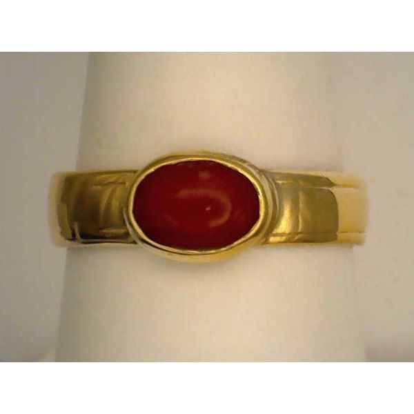 Coral & gold ring Joint Venture Estate Jewelry Charleston, SC