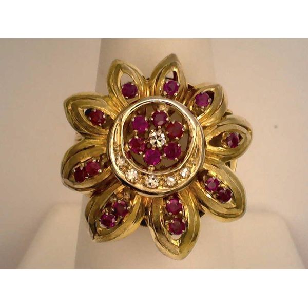 Retro Colored Stone Ring Joint Venture Estate Jewelry Charleston, SC