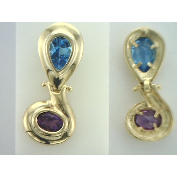 Colored Stone  / Pearl Earrings Joint Venture Estate Jewelry Charleston, SC