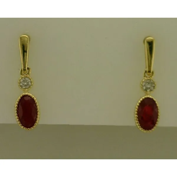 Colored Stone  / Pearl Earrings Image 2 Joint Venture Estate Jewelry Charleston, SC