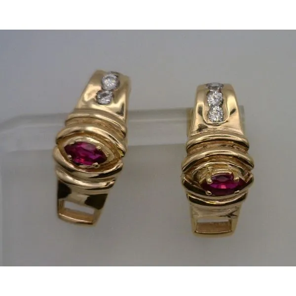 Colored Stone  / Pearl Earrings Joint Venture Estate Jewelry Charleston, SC