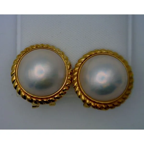 Colored Stone  / Pearl Earrings Joint Venture Estate Jewelry Charleston, SC