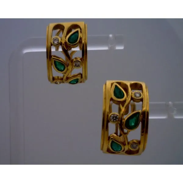 Colored Stone  / Pearl Earrings Joint Venture Estate Jewelry Charleston, SC