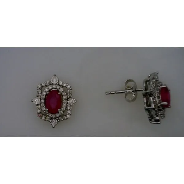 Colored Stone  / Pearl Earrings Image 2 Joint Venture Estate Jewelry Charleston, SC