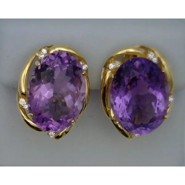 Colored Stone  / Pearl Earrings Joint Venture Estate Jewelry Charleston, SC
