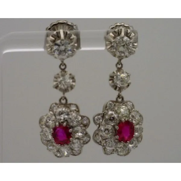 Colored Stone  / Pearl Earrings Joint Venture Estate Jewelry Charleston, SC
