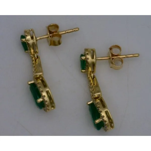 Colored Stone  / Pearl Earrings Image 3 Joint Venture Estate Jewelry Charleston, SC
