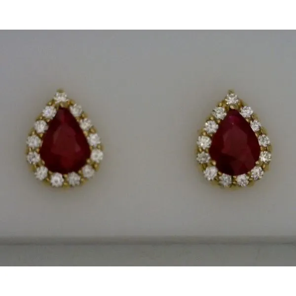 Colored Stone  / Pearl Earrings Image 2 Joint Venture Estate Jewelry Charleston, SC