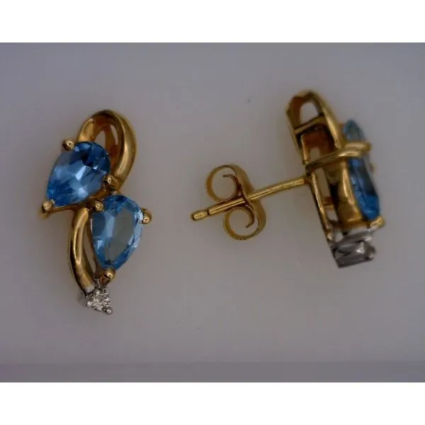 Colored Stone  / Pearl Earrings Joint Venture Estate Jewelry Charleston, SC