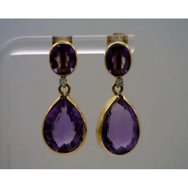 Colored Stone  / Pearl Earrings Joint Venture Estate Jewelry Charleston, SC