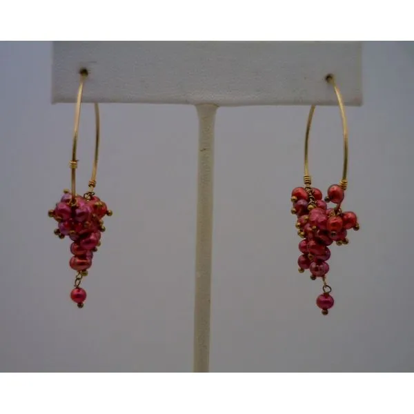 Colored Stone  / Pearl Earrings Joint Venture Estate Jewelry Charleston, SC